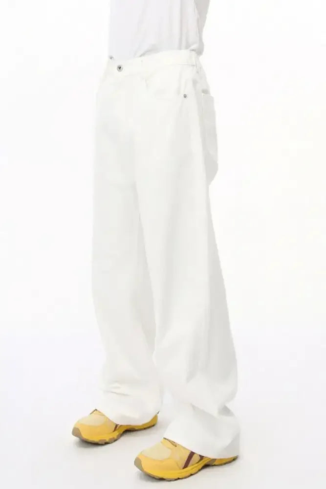 Wide Leg Jeans with Pockets
