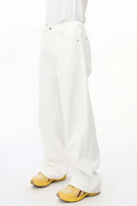 Wide Leg Jeans with Pockets