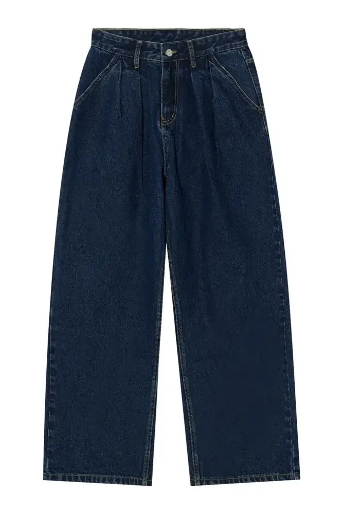 Wide Leg Jeans with Pockets