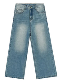 Wide Leg Jeans with Pockets