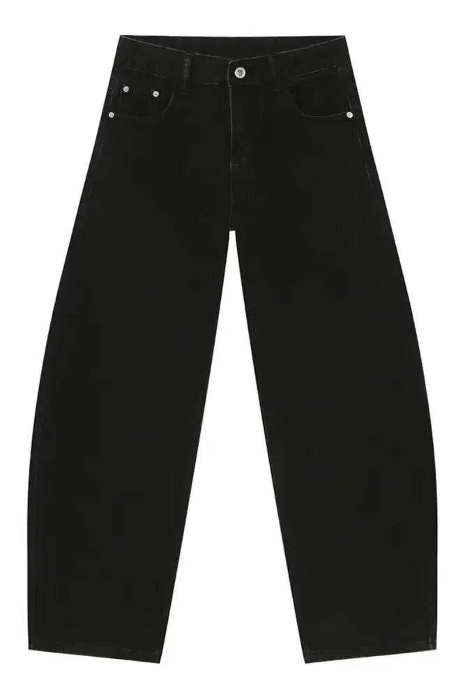 Wide Leg Jeans with Pockets