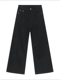 Wide Leg Jeans with Pockets