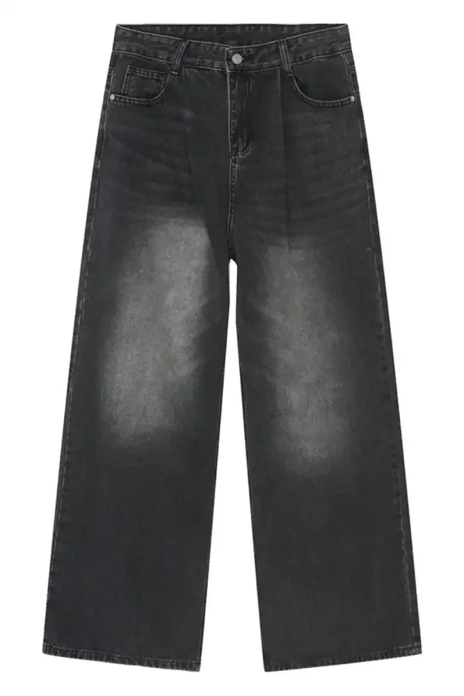 Wide Leg Jeans with Pockets