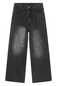 Wide Leg Jeans with Pockets