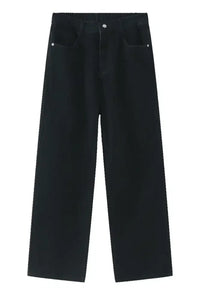 Wide Leg Jeans with Pockets