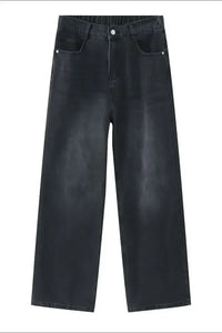 Wide Leg Jeans with Pockets