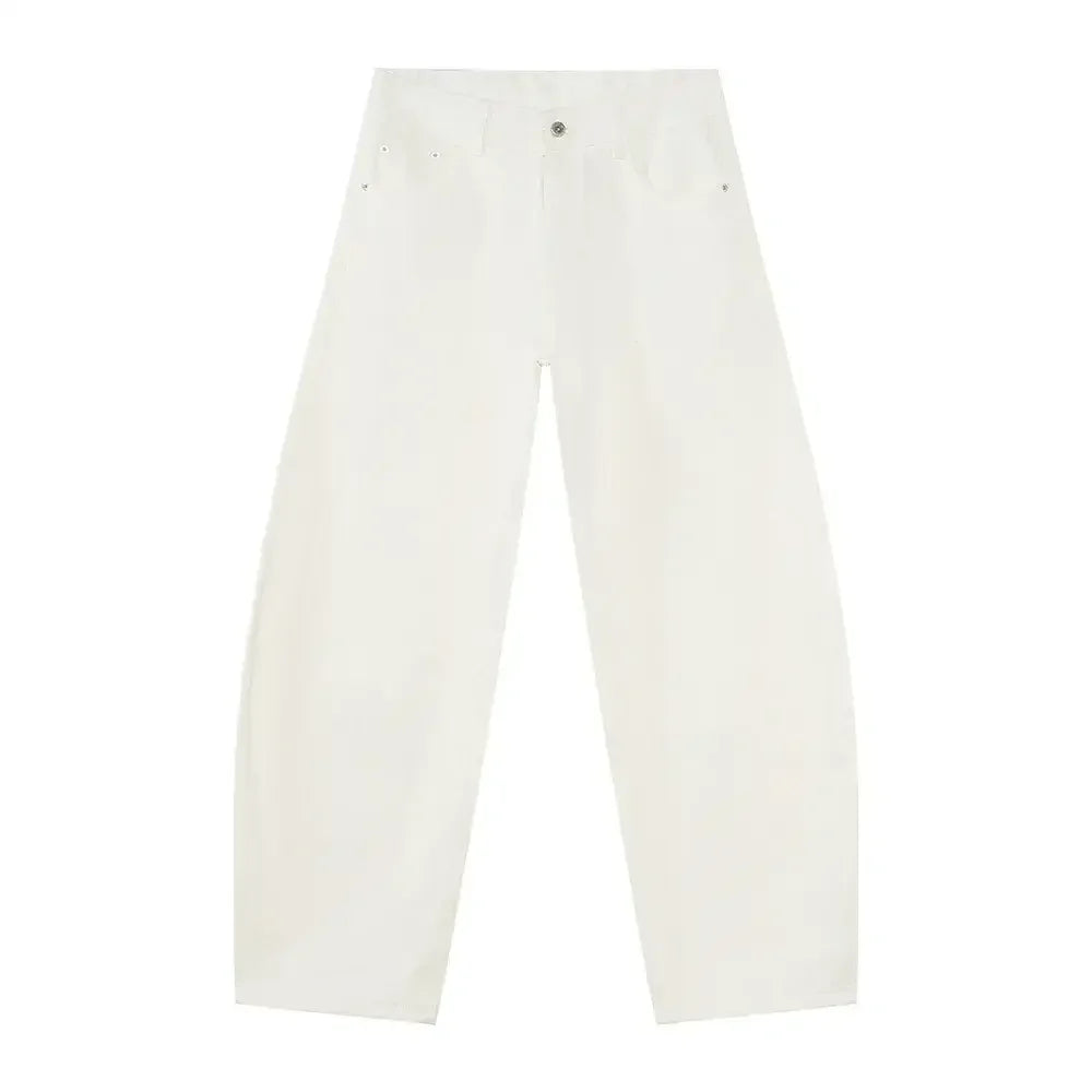 Wide Leg Jeans with Pockets
