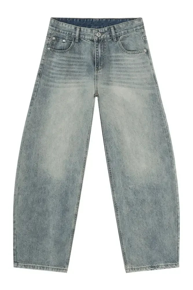 Wide Leg Jeans with Pockets