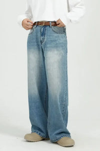 Wide Leg Jeans with Pockets