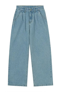 Wide Leg Jeans with Pockets