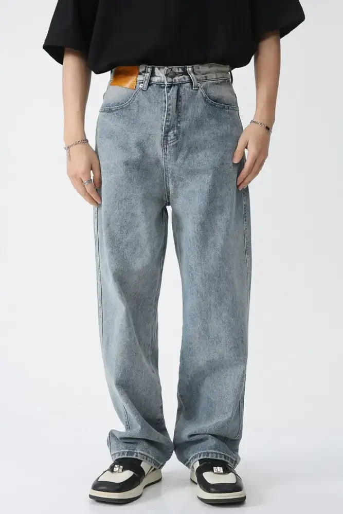 Wide Leg Jeans with Pockets