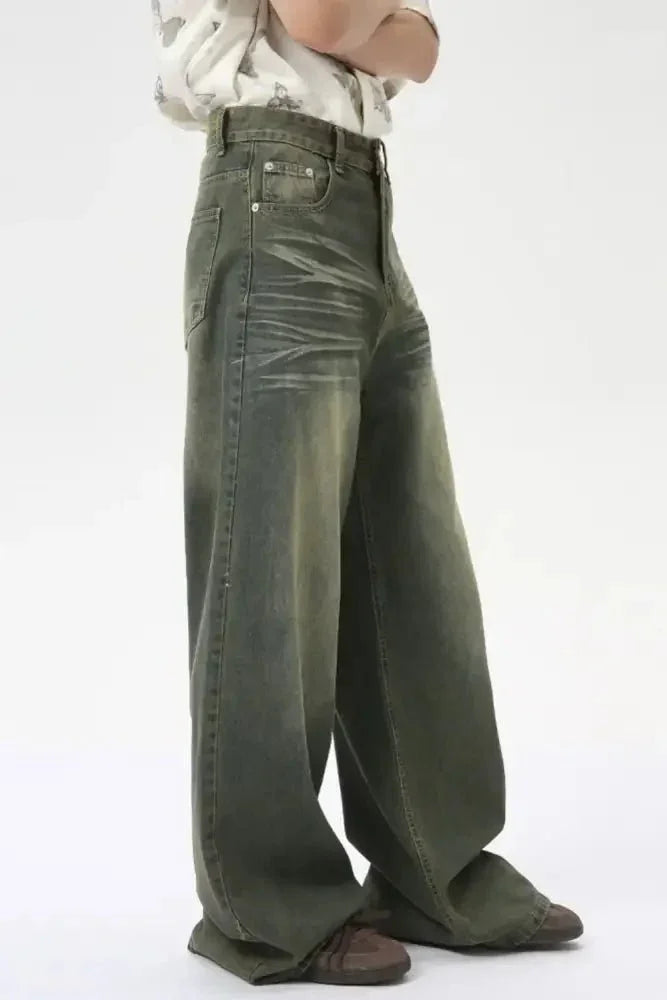 Wide Leg Jeans with Pockets - Update AvenueTrendsi100400197621038100400197621038Wide Leg Jeans with PocketsDark