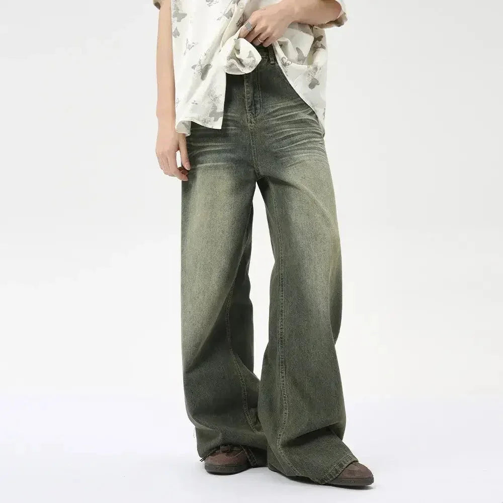Wide Leg Jeans with Pockets - Update AvenueTrendsi100400197621038100400197621038Wide Leg Jeans with PocketsDark