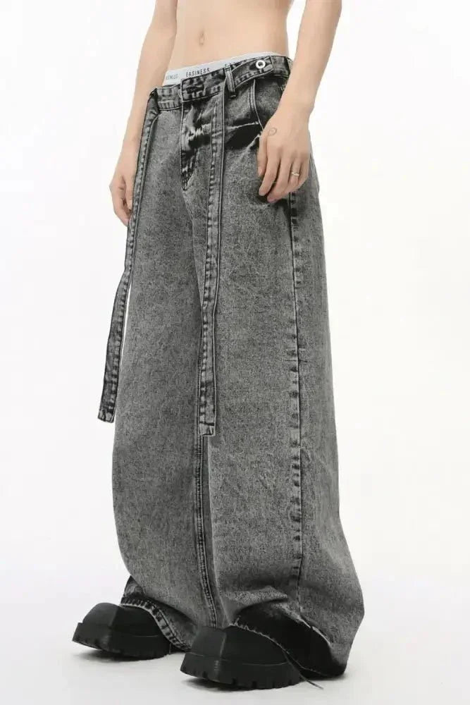 Wide Leg Jeans with Pockets - Update AvenueTrendsi100400372704710100400372704710Wide Leg Jeans with PocketsMedium