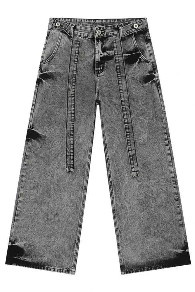 Wide Leg Jeans with Pockets - Update AvenueTrendsi100400372704710100400372704710Wide Leg Jeans with PocketsMedium