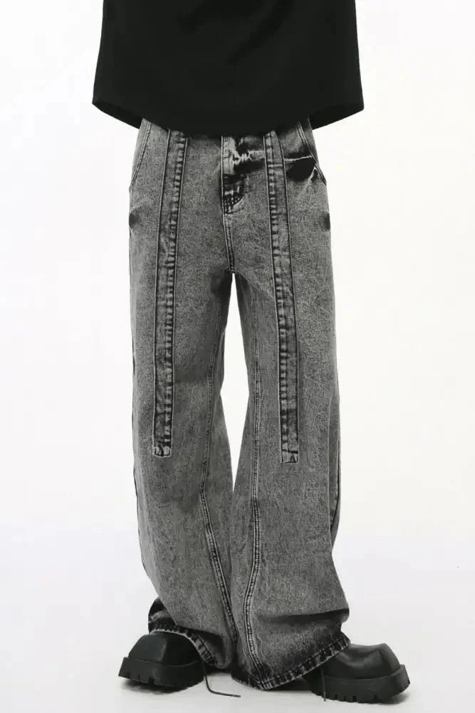 Wide Leg Jeans with Pockets - Update AvenueTrendsi100400372704710100400372704710Wide Leg Jeans with PocketsMedium