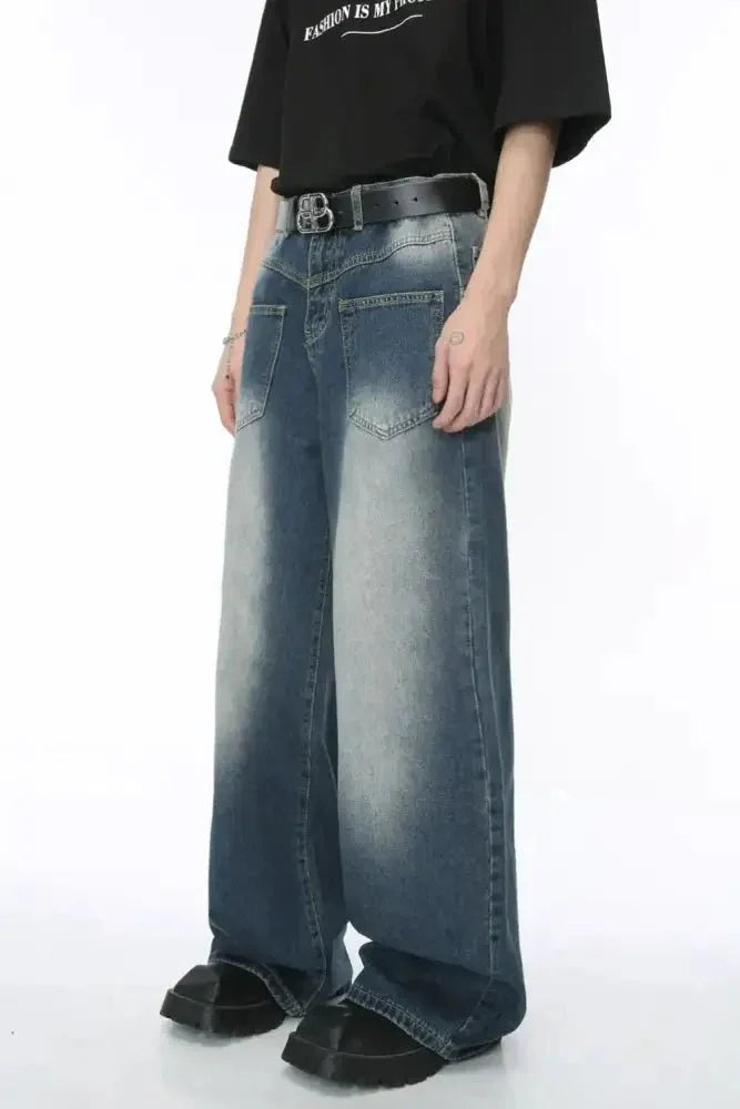 Wide Leg Jeans with Pockets - Update AvenueTrendsi100400427989789100400427989789Wide Leg Jeans with PocketsMedium