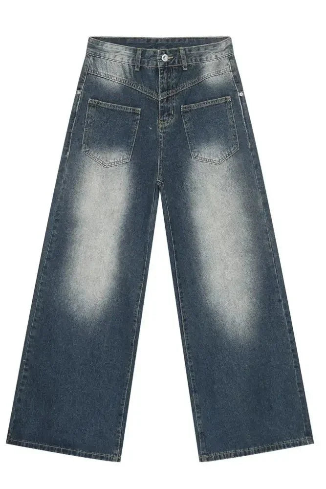 Wide Leg Jeans with Pockets - Update AvenueTrendsi100400427989789100400427989789Wide Leg Jeans with PocketsMedium