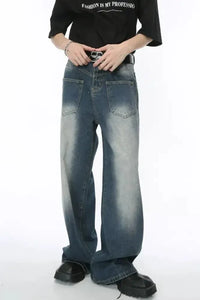 Wide Leg Jeans with Pockets - Update AvenueTrendsi100400427989789100400427989789Wide Leg Jeans with PocketsMedium