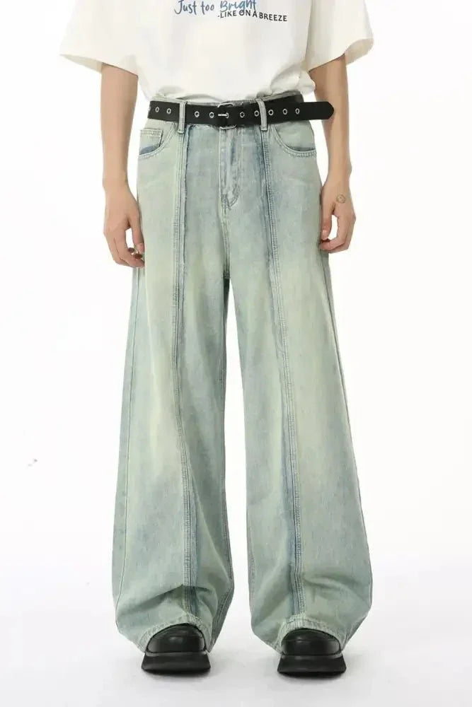 Wide Leg Jeans with Pockets - Update AvenueTrendsi100400439695907100400439695907Wide Leg Jeans with PocketsLight