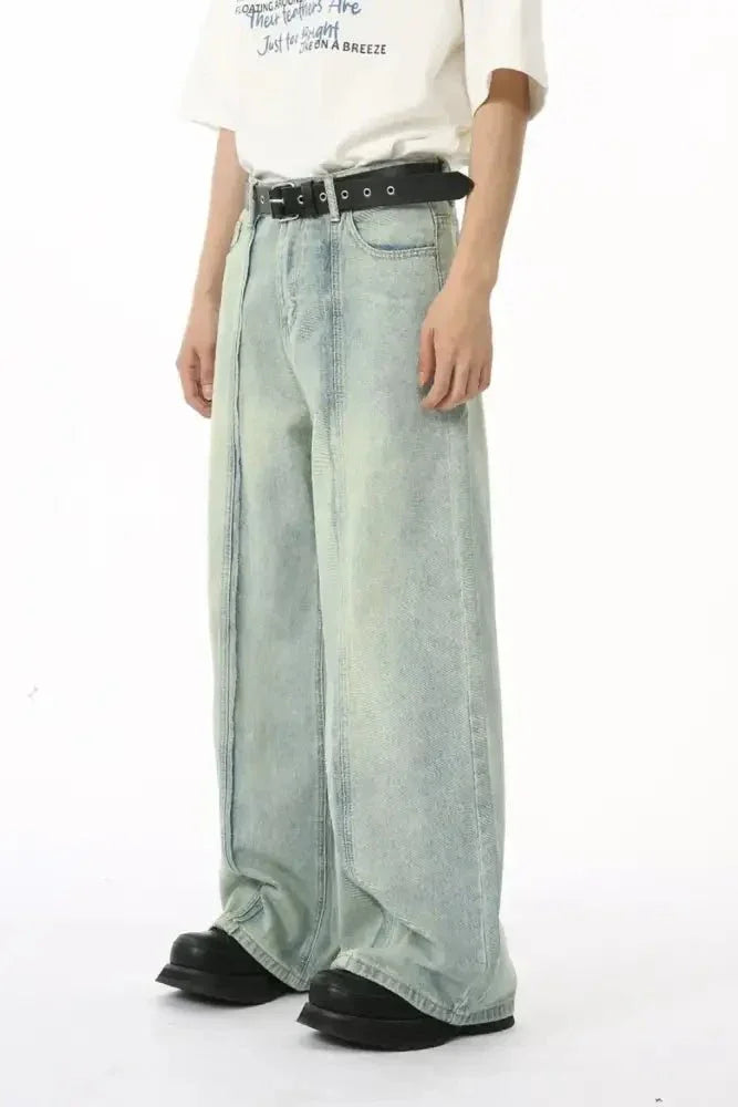 Wide Leg Jeans with Pockets - Update AvenueTrendsi100400439695907100400439695907Wide Leg Jeans with PocketsLight