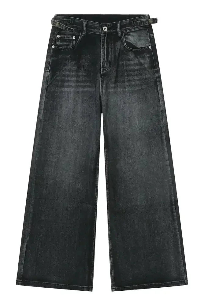 Wide Leg Jeans with Pockets - Update AvenueTrendsi100400505588826100400505588826Wide Leg Jeans with PocketsDark