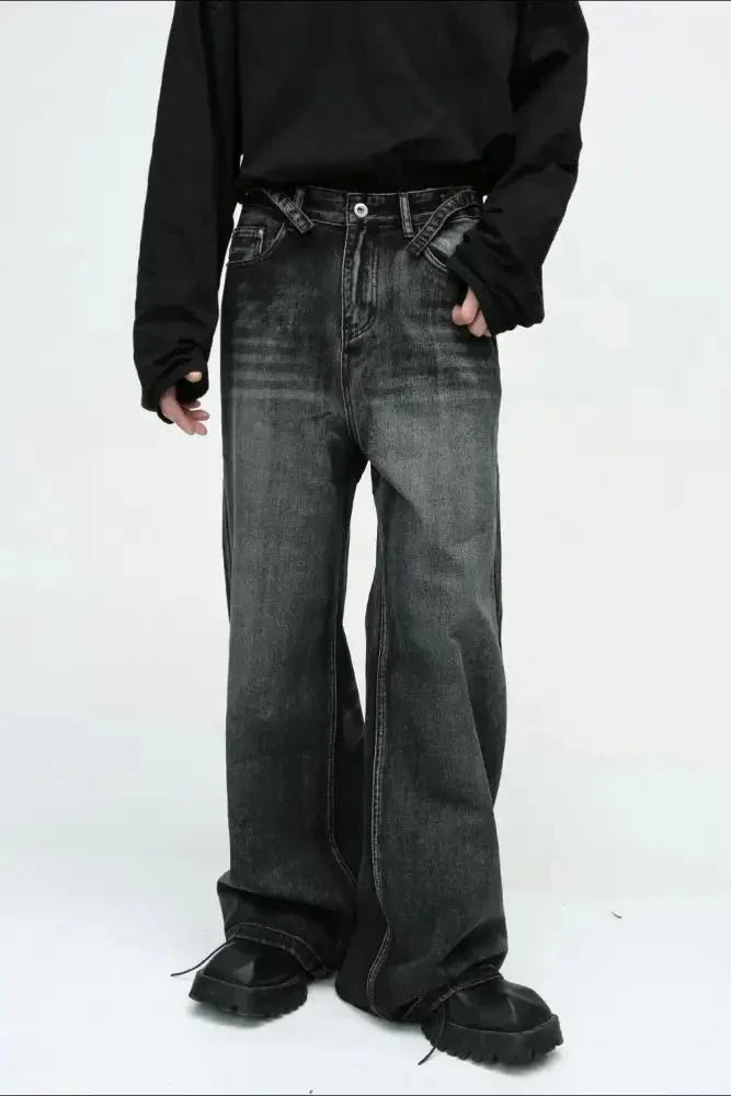 Wide Leg Jeans with Pockets - Update AvenueTrendsi100400505588826100400505588826Wide Leg Jeans with PocketsDark