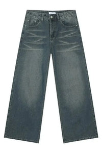 Wide Leg Pocketed Jeans - Update AvenueTrendsi100400204713970100400204713970Wide Leg Pocketed JeansMedium