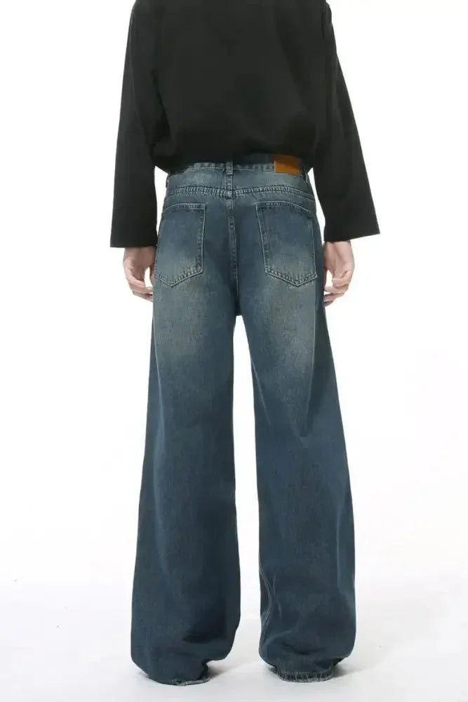Wide Leg Pocketed Jeans - Update AvenueTrendsi100400204714361100400204714361Wide Leg Pocketed JeansDark