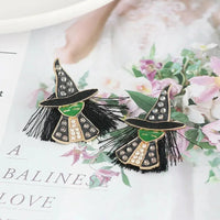 Witch Rhinestone Alloy Earrings - Update AvenueHalloweenTrendsi101300665780182101300665780182d4a841e9f2c34120992a3f7f8c9b2446 - MaxBlack