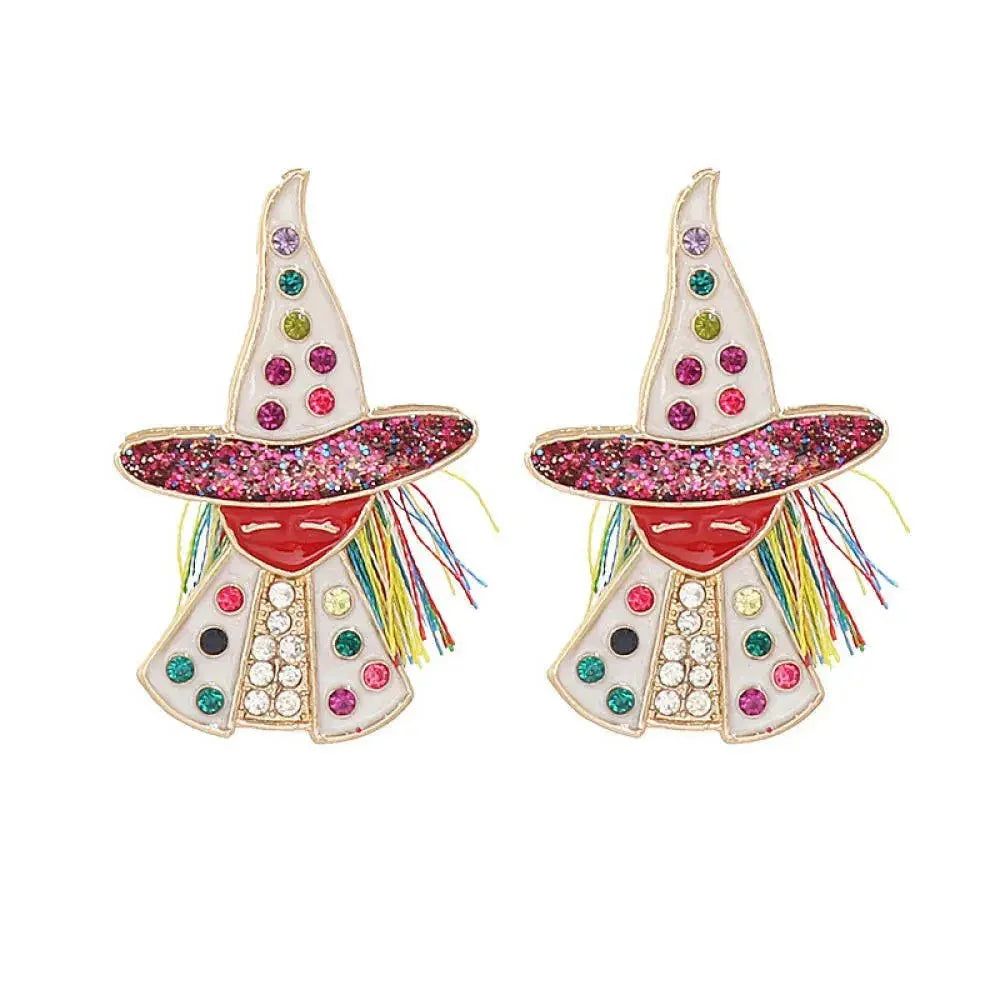 Witch Rhinestone Alloy Earrings - Update AvenueHalloweenTrendsi1013006657876541013006657876548bd8cefa92bc42bc8162770cba0053ce - MaxMulticolor