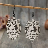 Witch Wooden Dangle Earrings - Update AvenueHalloweenTrendsi10050091543130210050091543130256c2e8d3 - 153e - 4eac - 97e4 - 7e6802cc49f7 - MaxBlack