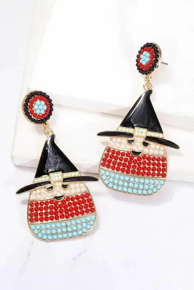 Witch's Hat Shape Synthetic Pearl Dangle Earrings - Update AvenueHalloweenTrendsi101300457753110101300457753110f525f7cedef344fd993a7f52389a12ba - MaxRed