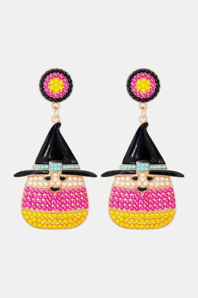 Witch's Hat Shape Synthetic Pearl Dangle Earrings - Update AvenueHalloweenTrendsi101300457759110101300457759110ae07065ddecf4a3ba082535242757530 - MaxHot Pink