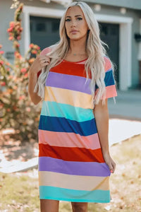 Women Color Block Side Slit Mini Dress - Update AvenueKidsTrendsi100900133571109100900133571109a283c793ee99493e8a23a1da004bca08 - MaxMulti