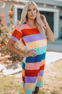 Women Color Block Side Slit Mini Dress - Update AvenueKidsTrendsi100900133571109100900133571109042afaf67bd540f8b70f357090254e7e - MaxMulti