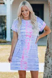 Women Tie - Dye Belted T-Shirt Dress - Update AvenueKidsTrendsi100900104546010100900104546010d1b9bed8120946688e1d7428eaddfbc9 - MaxMulti