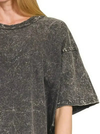 Zenana Acid Crinkle - Washed Oversized T-Shirt - Update AvenueT-ShirtsTrendsi100100875941062100100875941062ecb4174a - c987 - 40a0 - 9585 - c24411a70f7e - Max - OriginASH BLACK