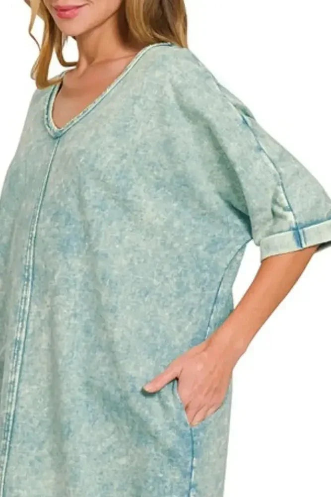 Zenana Acid - washed French Terry Tee Shirts Dress - Update AvenueDaily EssentialsTrendsi1001005753416721001005753416720e992a5f - a68c - 41f9 - b852 - a1ebabcf7fa7 - Max - OriginASH BLUE