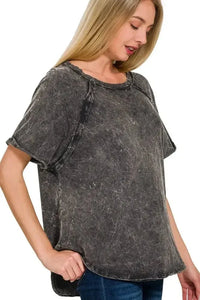 Zenana Back Patch Crinkle Washed Raglan Sleeve T-Shirts - Update AvenueT-ShirtsTrendsi100100864491639100100864491639a0f5fedf - 4625 - 4e49 - 8f59 - 44dced712dfd - Max - OriginASH BLACK