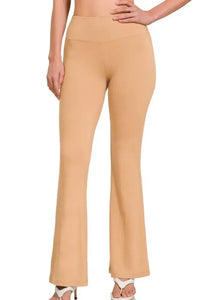 Zenana Buttery Soft Flare Leg High Waist Yoga Pants