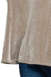 Zenana Corded Rib Oversized Short Sleeve Top - Update AvenueT-ShirtsTrendsi10010018147103510010018147103551243002 - c2ce - 4288 - 9989 - 6fc934ec1398 - Max - OriginBROWN