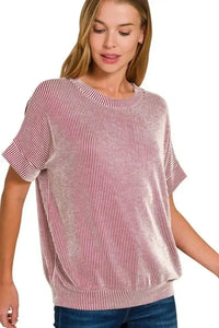 Zenana Corded Rib Short Sleeve T-Shirt - Update AvenueT-ShirtsTrendsi100100319651441100100319651441fb970b02 - 945d - 4c78 - b956 - 0ddddd52a45b - Max - OriginDK RED