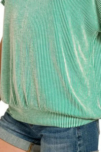 Zenana Corded Rib Short Sleeve T-Shirt - Update AvenueT-ShirtsTrendsi100100455861674100100455861674c02f6893 - 6aa7 - 43f0 - b738 - 29f01f78206a - Max - OriginK GREEN