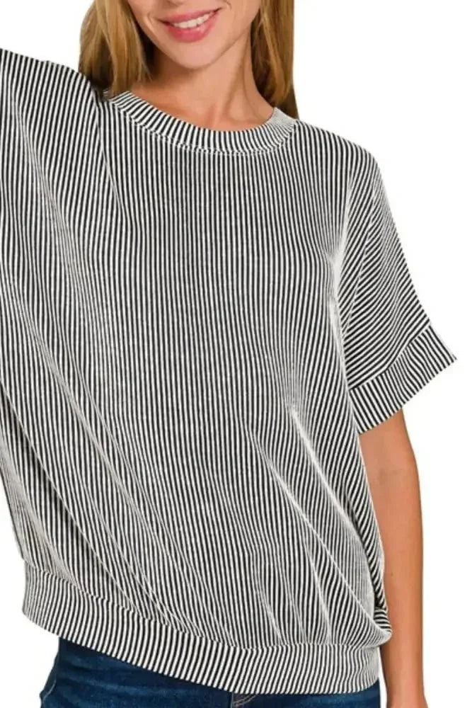 Zenana Corded Rib Short Sleeve T-Shirt - Update AvenueT-ShirtsTrendsi100100483721134100100483721134d7efaada - 5f3b - 4b32 - 8a2d - 41f70b5d5324 - Max - OriginBLACK