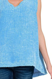Zenana Double Gauze Raw Edge Acid Washed Tank - Update AvenueTanks & CamisTrendsi10010034938145810010034938145878ac5dce - b7be - 4528 - a3a9 - b2830d1bdf50 - Max - OriginDEEP SKY