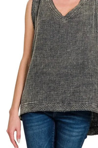 Zenana Double Gauze Raw Edge Acid Washed Tank - Update AvenueTrendsi1001006847319831001006847319832b0bc52e - 28de - 4f45 - 9703 - d1edee299bf0 - Max - OriginASH BLACK