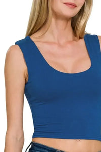 Zenana Double Layered Cropped Tank Top - Update AvenueTrendsi100100443281504100100443281504a6dc9275 - 7534 - 46b9 - bbaa - cd54272be4ef - Max - OriginLT NAVY