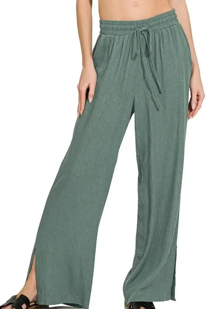 Zenana Linen Drawstring Pants - Update AvenueDaily EssentialsTrendsi10010059269110210010059269110265de227c - 2fd4 - 42ed - 935f - 1c2802dc8c1a - Max - OriginASH JADE