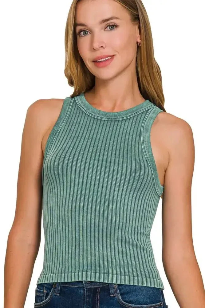 Zenana Ribbed Washed Seamless Tank Top - Update AvenueTanks & CamisTrendsi100100279821337100100279821337499c9a8d - a651 - 4331 - bd01 - 8d74f4b8e50f - Max - OriginASH JADE